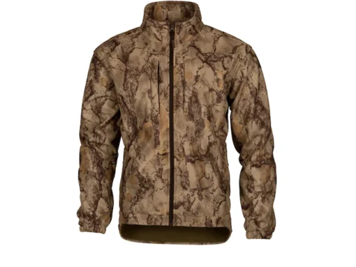 Natural Gear Men's Windproof Fleece Jacket Long Sleeve Polyester